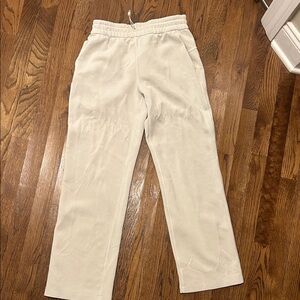 Lululemon softstreme Cream Drawstring Pants
